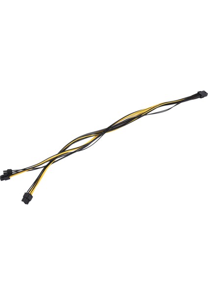 4 Adet 8 Pin Pcı Express Çift Pcıe 6 + 2 Pin Pcı-E Güç Kablosu 18AWG Gpu Güç Kaynağı Kesme Panosu Madencilik Için, 60 cm (Yurt Dışından)