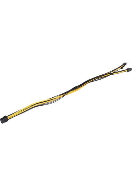 4 Adet 8 Pin Pcı Express Çift Pcıe 6 + 2 Pin Pcı-E Güç Kablosu 18AWG Gpu Güç Kaynağı Kesme Panosu Madencilik Için, 60 cm (Yurt Dışından)