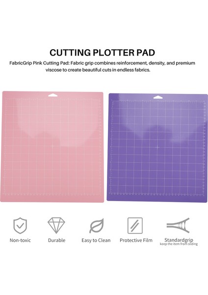 Adet Karışık Renkli Pvc Kesme Mat Izgara Kesme Pedleri Kesim Plotter Pedi Yedek Aksesuarlar /cameo 4 (Yurt Dışından) fırsatları