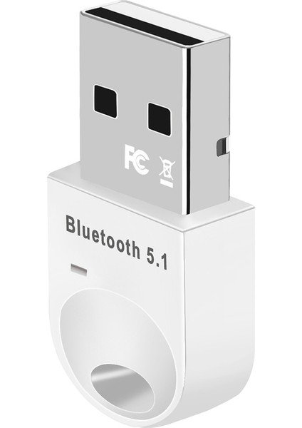USB Bluetooth Adaptörü 5.1 Bluetooth Alıcısı USB Bluetooth5.1 Dongle Verici Pc Dizüstü Hoparlör Için Mini Adaptör (Yurt Dışından)