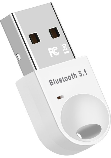 USB Bluetooth Adaptörü 5.1 Bluetooth Alıcısı USB Bluetooth5.1 Dongle Verici Pc Dizüstü Hoparlör Için Mini Adaptör (Yurt Dışından)