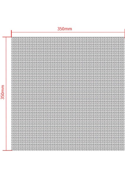 350X350X10MM 3D Yazıcı Isı Yalıtımı Pamuk Yapışkanlı Etiket Pedi Voron V2.4 Termal Yatak Yalıtımı (Yurt Dışından)