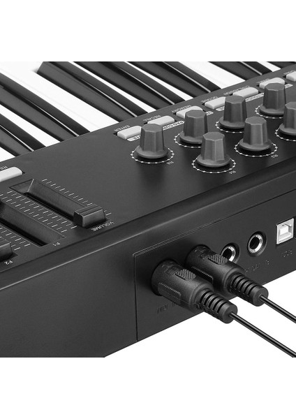 USB Mıdı Kablo Dönüştürücü USB Arayüzü Giriş Çıkış Mıdı Kablosuna Pc Dizüstü Bilgisayardan Müzik Stüdyosunda Piyano Klavyesine Çalışır 6.5ft (Yurt Dışından)