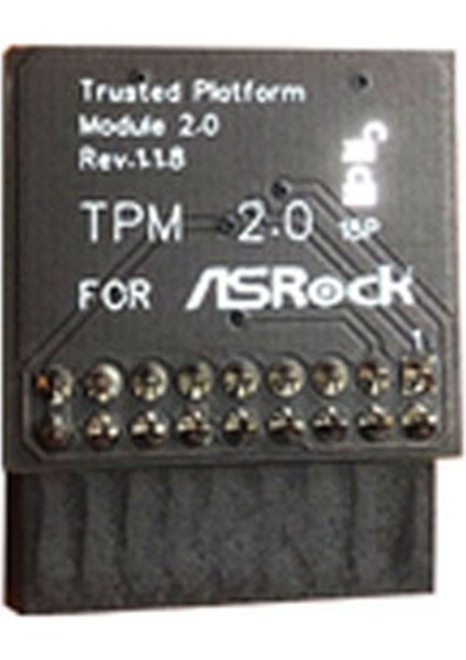 Tpm 2.0 Şifreleme Güvenlik Modülü Kurulu Uzaktan Kumanda Tpm2.0 Lpc 18PIN Anakartlar Kartı Windows 11 Için (Yurt Dışından)