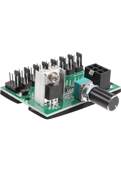 Bilgisayar Kasası 12 V Madenci Fan Hız Kontrol Cihazı 8 Kanallı Fan Hub Pwm Yüksek Güç Şiddetli Fan Denetleyicisi Düzenleyen Vali (Yurt Dışından)