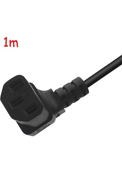 Ab Pdu Ac Güç Kablosu, Avrupa 3pin Erkek Fiş Iec 320 C13 Duvara Montaj Tv Için Up Açılı Güç Adaptörü Kablosu (Ab Tak) (Yurt Dışından)