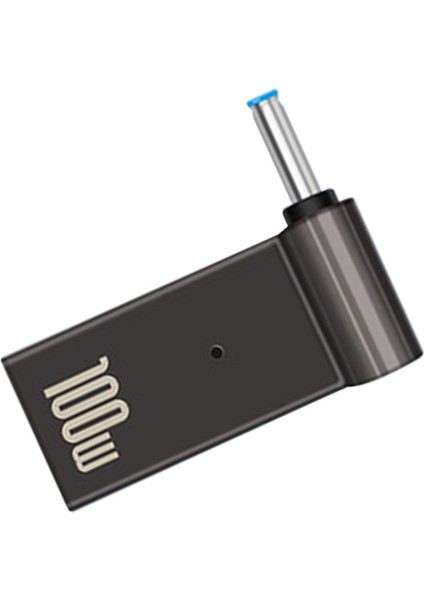 USB Tip C Dişi 4.5x3.0mm Jack Tak Dizüstü Bilgisayar Şarj Adaptörü 100 W Pd Güç Şarj Bağlayıcı Ucu (Yurt Dışından)