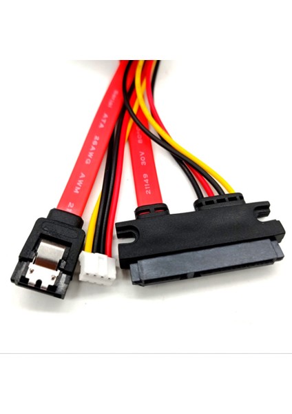 Sabit Sürücü Veri Güç Kaynağı Entegre Kablo Küçük 4pin Dişi ve Sata 3.0 Erkek - Sata 22PIN(7+15PIN) Veri Güç Kablosu (Yurt Dışından) modelleri