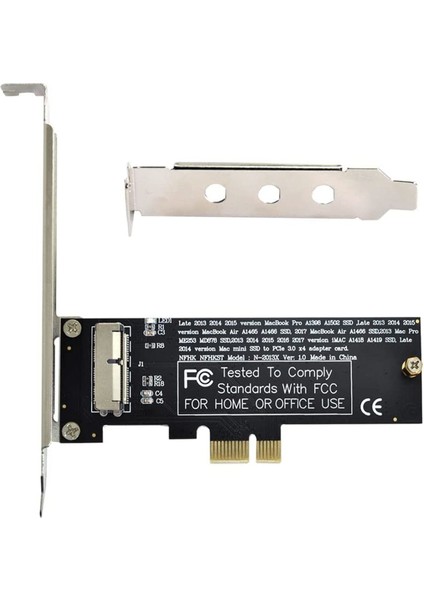 Pcı Express Dönüşüm Kartı Pcı-E 1x - 12+16 Pin, 2013-2017 Pro Air SSD Dönüşüm Kartı Için (Yurt Dışından)