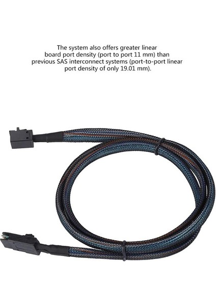 Dahili Ana Bilgisayarlar ve Cihazlar Için Dahili Mini Sas 4ı SFF-8087 - Mini Sas Yüksek Yoğunluklu Hd SFF-8643 Kablosu, 3,3ft (Yurt Dışından)