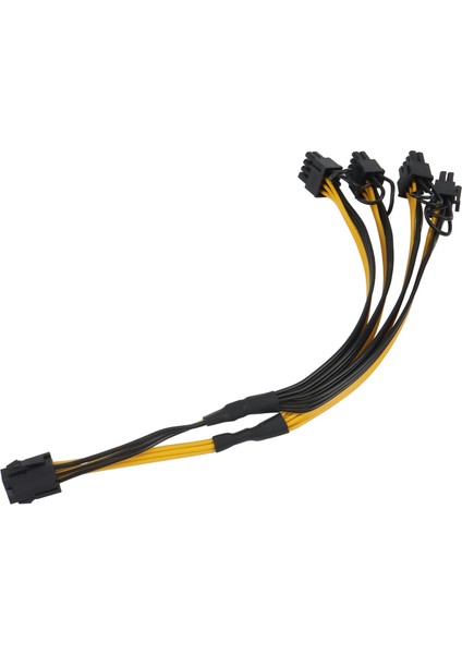 2 Adet Pcı-E 6pin To 4x Pcıe 6 + 2pin Gpu Grafik Kartı Ayırıcı Güç Kablosu 6pin To Pcıe 8pin Güç Uzatma Kablosu Madenci Için (Yurt Dışından)