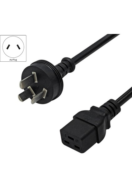 Au To C19 Au Avustralya Saa Erkek - IEC320 C19 Dişi Ac 3 Pin Güç Uzatma Kablosu Kablosu Pdu Ups Için (1.8 M, Au Fiş) (Yurt Dışından)