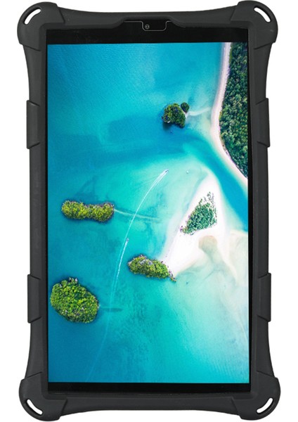 Silikon Kılıf Için Tab A7 Lite 2021 8.7 Inç T220 T225 Tablet Kılıfı Ofis Için Kalemli Tablet Standı(C) (Yurt Dışından)