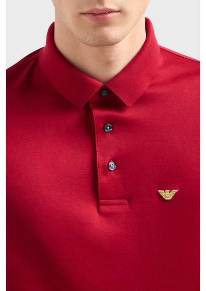 Pamuk Karışımlı Logolu Düğmeli Polo Yaka T Shirt Erkek Polo Yaka T Shirt EM001704 AF10017 M5037 fırsatları