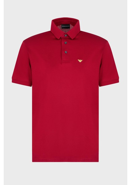 Pamuk Karışımlı Logolu Düğmeli Polo Yaka T Shirt Erkek Polo Yaka T Shirt EM001704 AF10017 M5037 indirimleri