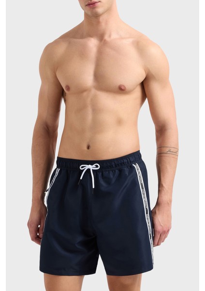 Regular Fit Belden Bağlamalı Logolu Mayo Short Erkek Mayo Short EM001382 AF12333 UB102