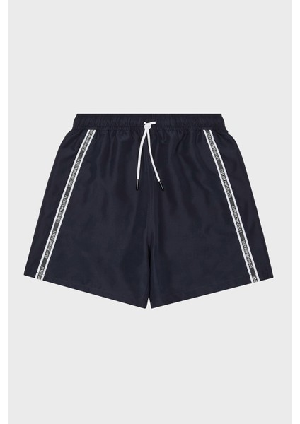 Regular Fit Belden Bağlamalı Logolu Mayo Short Erkek Mayo Short EM001382 AF12333 UB102