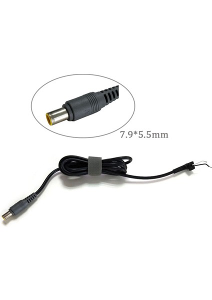 7.9x5.5mm Erkek Fiş Dc Güç Jakı Şarj Aleti Konnektörü Kablo Kordonu Için E420 E430 T61 T60P Z60T T60 T420 T430 (Yurt Dışından) fiyatları