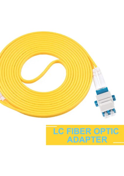 Duvar Plakaları, Patch Paneller Için Lc Fiber Optik Adaptör Lc - Lc Dubleks Çok Modlu 10 GB F/f Bağlayıcı (Yurt Dışından)