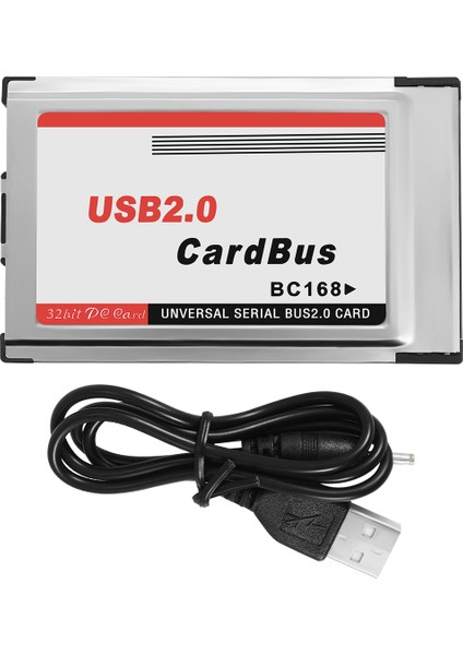 Pcmcıa - USB 2.0 Cardbus Çift 2 Bağlantı Noktalı 480M Kart Adaptörü Dizüstü Pc Bilgisayar Için (Yurt Dışından)