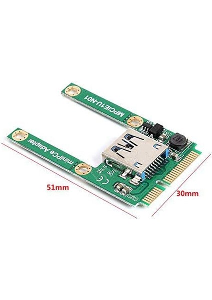 Mini Pcı-E - Usb3.0 Adaptör Kartı Pcıe - USB 3.0 Adaptörü, Dizüstü Bilgisayarlar Için Uygun (Yurt Dışından)
