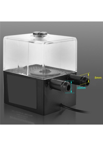 Pc Cpu Sıvı Soğutma Sistemi Için Ultra Sessiz SC-300T Su Pompası Seti Dc 12V 4W 150ML Su Deposu Küçük 3p Güç Konektörü (Yurt Dışından)