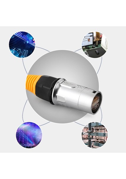 IP67 Ağı RJ45 Su Geçirmez Konnektörler / Ethernet RJ45 Su Geçirmez Fiş + Dış Mekan Ethernet Için Su Geçirmez Soket (Yurt Dışından)