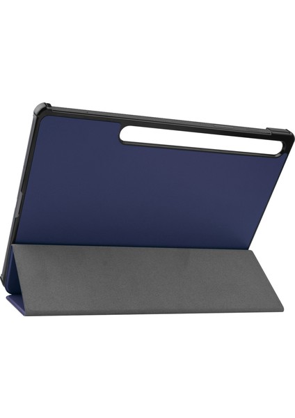 Tab S7FE 12.4 Inç T730/T736 2021 Tablet Anti-Drop Flip Case Tablet Standı Için Pu Deri Kılıf (C) (Yurt Dışından)