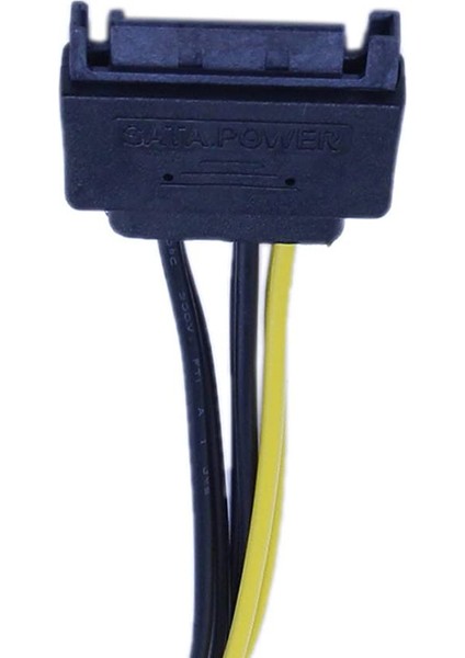10 Adet Yeni 15PIN Sata Erkek 8pin(6+2) Pcı-E Güç Uzatma Kablosu 20 cm Sata Kablosu 15-Pin 8 Pin Kablo 18AWG Tel (Yurt Dışından) fırsatları
