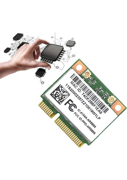 Z370 Y460 G470 Z470 Z560 Siyah AR5B95 2.4g 150 Mbps Mını Pcıe 802.11N Dahili Kablosuz Ağ Kartı (Yurt Dışından)