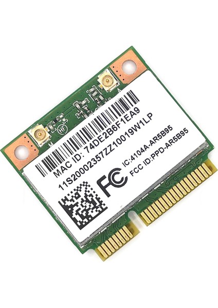Z370 Y460 G470 Z470 Z560 Siyah AR5B95 2.4g 150 Mbps Mını Pcıe 802.11N Dahili Kablosuz Ağ Kartı (Yurt Dışından)
