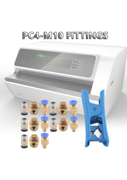 3D Yazıcı Kiti Ptfe Tüp Pc4-M6 PC4-M10 Pnömatik Aksesuarları Mk8 Çorap 3D Yazıcılar Için 0,4 mm Nozul -3 (Yurt Dışından)