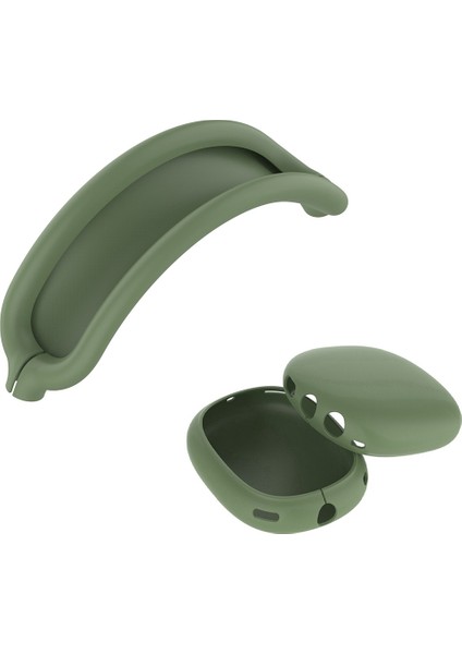 1 Takım Kulaklık Aksesuarları Kulaklık Silikon Koruyucu Kılıf Çizilmeye Dayanıklı Kafa Bandı Kapağı Max Için (Yeşil) (Yurt Dışından)