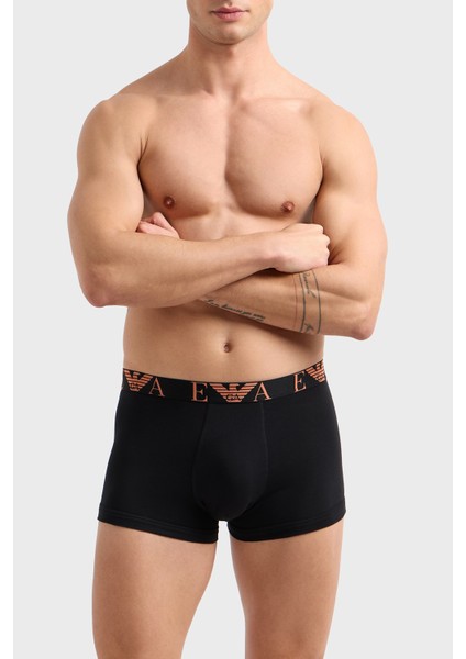 Monogram Logolu Streç Pamuklu 3 Pack Boxer Erkek Boxer EM000259 AF10778 MC061 fiyatları