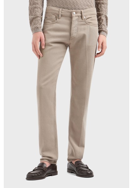 Pamuklu Skinny Fit Düşük Bel Düz Paça Jeans Erkek Kot Pantolon EM000668 AF12631 U6167