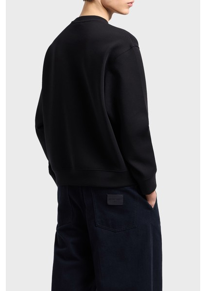 Logo Işlemeli Streç Pamuklu Regular Fit Bisiklet Yaka Sweat Erkek Sweat EM001052 AF10013 MC169 fiyatları