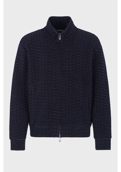 Pamuklu Regular Fit Fermuarlı Tamamı Logolu Sweat Erkek Sweat EM001697 AF10013 FB229 indirimleri