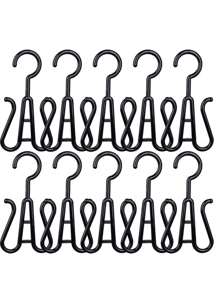 Çift Ayakkabı Kurutma Rafı 50 Adet Ayakkabı Sergileme Kancaları Kurutma Rafı (Yurt Dışından)