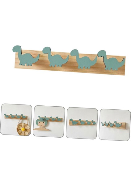 Dinozor Kancası Tekli Havlu Kancası Rustik Havlu Kancası Dinozor Kapı Kancası (Yurt Dışından)