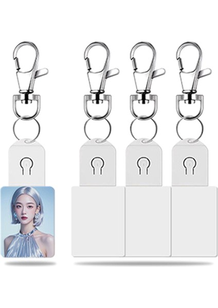 4 Adet LED Süblimasyon Boş Anahtarlık B (Yurt Dışından)