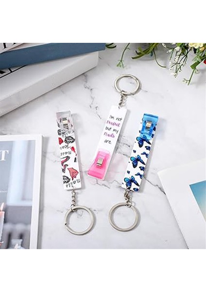 12 Adet Kart Klipsleri Tırnak Kartı Çıkarıcı Anahtarlık Için Temassız Kart (Yurt Dışından) fiyatları