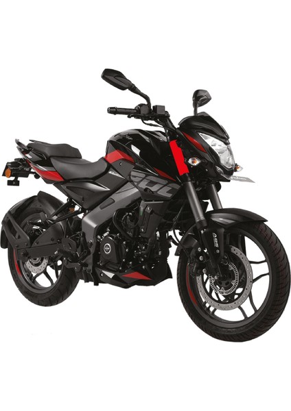 Bajaj Pulsar NS200 Amortisör Maşa Kırmızı Kaplama Sticker Etiket Modeli