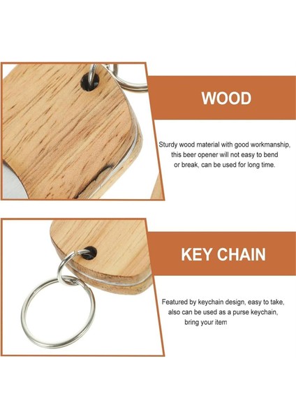 10 Parça Ahşap Şişe Açacağı Anahtarlık Şişe Açacakları Seti (Yurt Dışından) modelleri