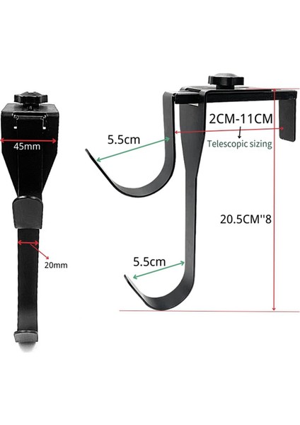 2 Adet Metal Ayarlanabilir Genişlikli Skimmer Havuz Direği Askısı (Yurt Dışından)