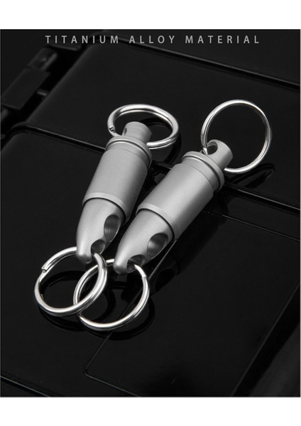 Titanyum Alaşımlı Hızlı Çekme Tokalı Anahtarlık Mini Döner Halka Alet (Yurt Dışından) modelleri