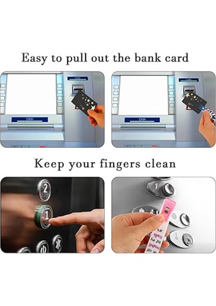 12 Adet Kart Klipsleri Tırnak Kartı Çıkarıcı Anahtarlık Için Temassız Kart (Yurt Dışından) fırsatları