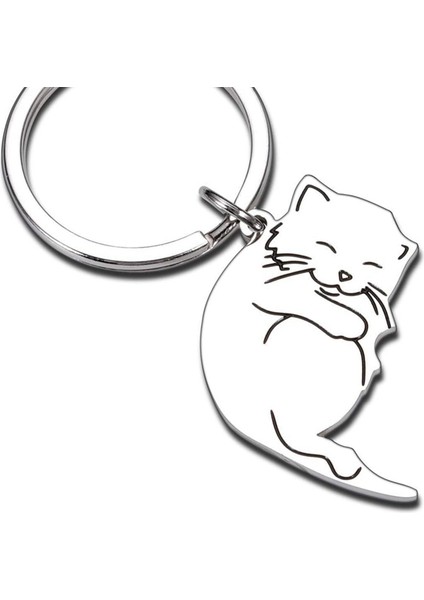 Çift Hediye Anahtarlık Sevgililer Günü Hediyeleri, Kadın, Kedi Severler Için (Yurt Dışından) indirimleri