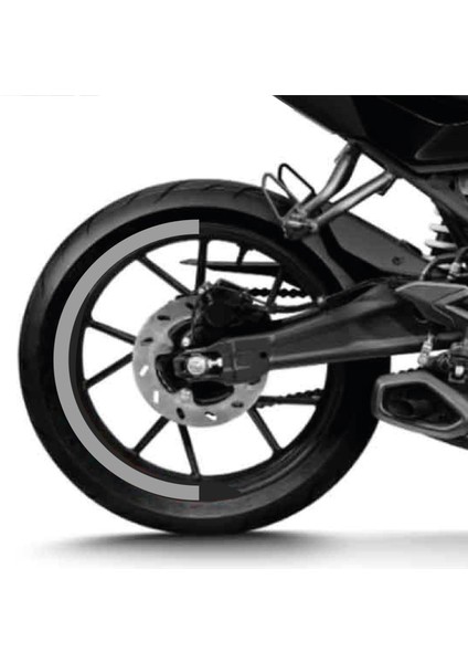 Cfmoto 250SR Yarım Jant Kaplama Sticker Etiket Modeli Metalik Gri fiyatları