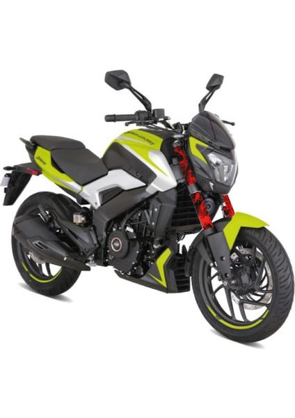 Bajaj Dominar 250-400 Amortisör Duman Kırmızı Kaplama Sticker Etiket Modeli fiyatları