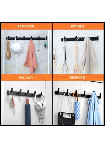 Duvar Için Anahtarlık, Duvar Dekorasyonu Için Siyah Duvar Kancaları-C (Yurt Dışından) fiyatları